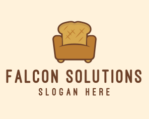 Loaf Bread Sofa logo design