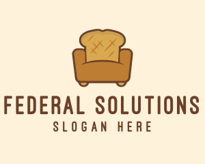 Loaf Bread Sofa logo design