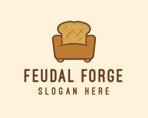 Loaf Bread Sofa logo design