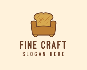 Loaf Bread Sofa logo design