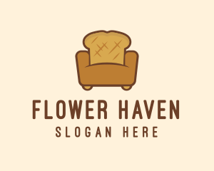 Loaf Bread Sofa logo design