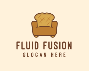 Loaf Bread Sofa logo design