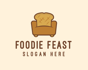 Loaf Bread Sofa logo design