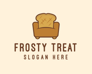 Loaf Bread Sofa logo design