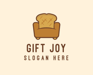 Loaf Bread Sofa logo design