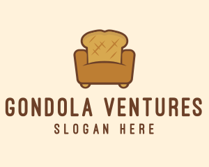 Loaf Bread Sofa logo design