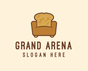 Loaf Bread Sofa logo design