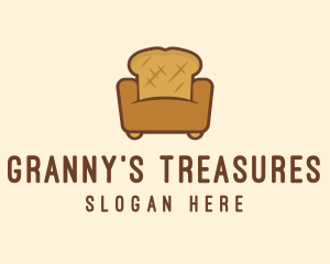 Loaf Bread Sofa logo design