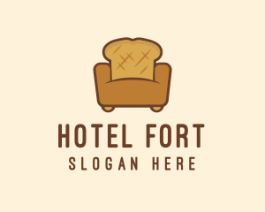 Loaf Bread Sofa logo design