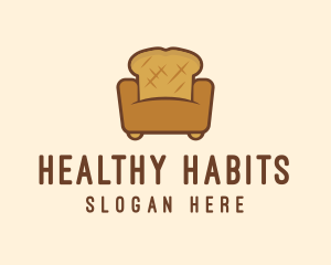 Loaf Bread Sofa logo design