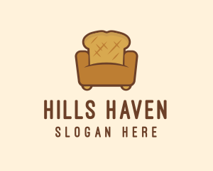 Loaf Bread Sofa logo design