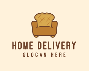 Loaf Bread Sofa logo design