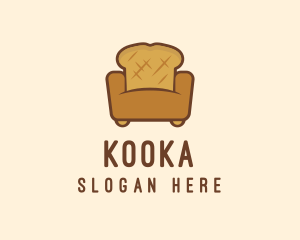 Loaf Bread Sofa logo design