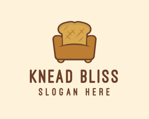 Loaf Bread Sofa logo design