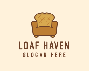 Loaf Bread Sofa logo design