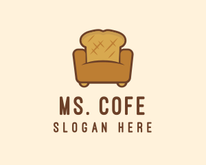 Loaf Bread Sofa logo design