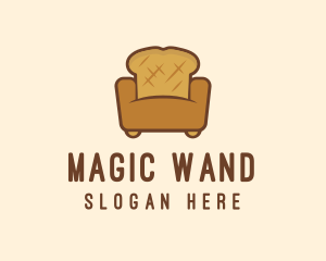 Loaf Bread Sofa logo design