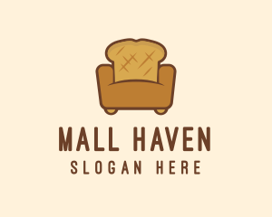 Loaf Bread Sofa logo design