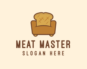 Loaf Bread Sofa logo design