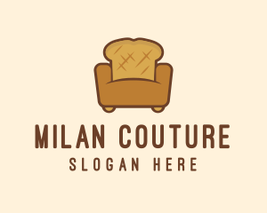 Loaf Bread Sofa logo design