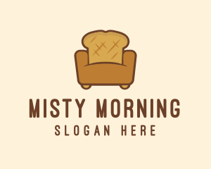 Loaf Bread Sofa logo design