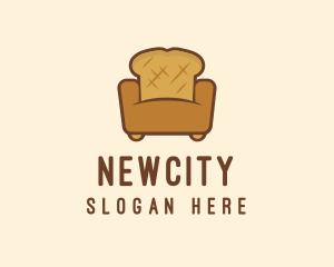 Loaf Bread Sofa logo design