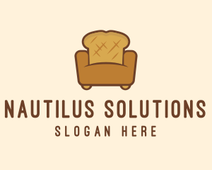 Loaf Bread Sofa logo design