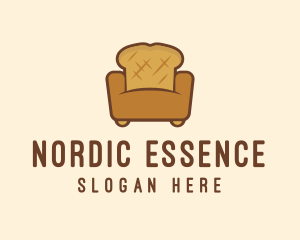 Loaf Bread Sofa logo design