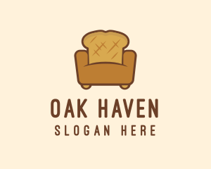 Loaf Bread Sofa logo design