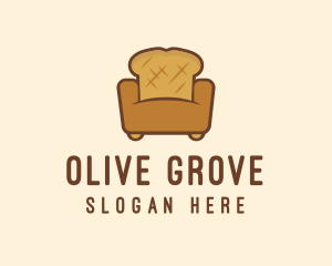 Loaf Bread Sofa logo design