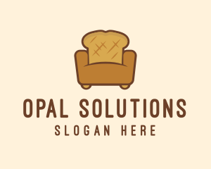 Loaf Bread Sofa logo design