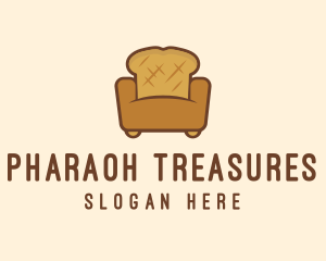 Loaf Bread Sofa logo design