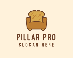 Loaf Bread Sofa logo design