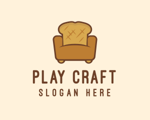 Loaf Bread Sofa logo design