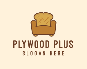 Loaf Bread Sofa logo design