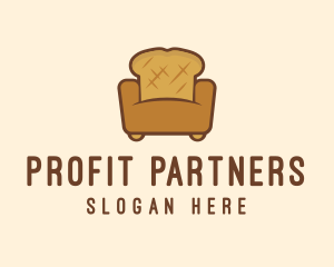 Loaf Bread Sofa logo design