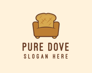 Loaf Bread Sofa logo design