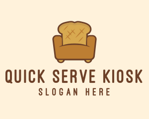 Loaf Bread Sofa logo design