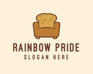 Loaf Bread Sofa logo design