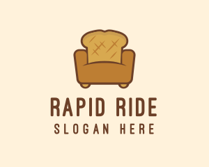 Loaf Bread Sofa logo design