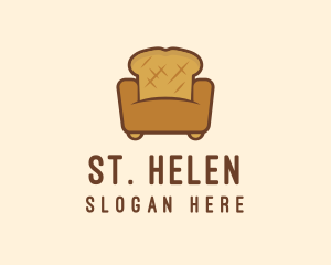 Loaf Bread Sofa logo design