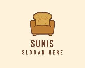 Loaf Bread Sofa logo design