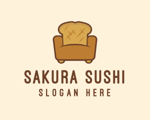 Loaf Bread Sofa logo design