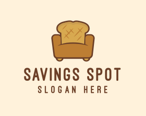 Loaf Bread Sofa logo design