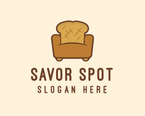 Loaf Bread Sofa logo design