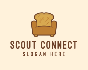 Loaf Bread Sofa logo design