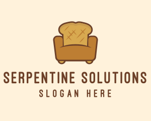 Loaf Bread Sofa logo design