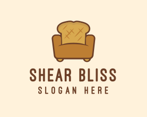 Loaf Bread Sofa logo design