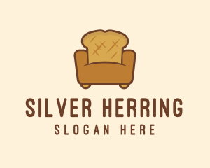 Loaf Bread Sofa logo design