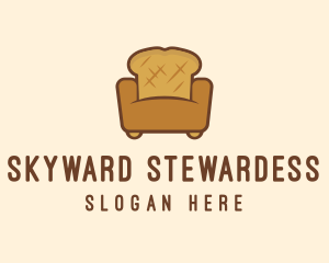 Loaf Bread Sofa logo design